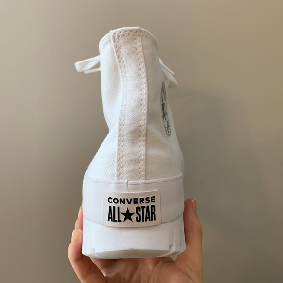 CHUNKY WHITE CONVERSE CUSTOMIZABLE SHOES! - Picture 9 of 17